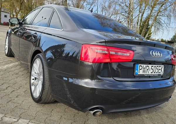 Audi A6 cena 67000 przebieg: 268256, rok produkcji 2011 z Września małe 497